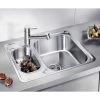 Blanco LANTOS 6-IF 1.5 Bowl Inset Stainless Steel Reversible Kitchen Sink - Brushed Finish - 450905