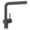 Blanco LINUS-S Pull-Out Handset Ceramic-Look Kitchen Tap - Black - BM3650BK