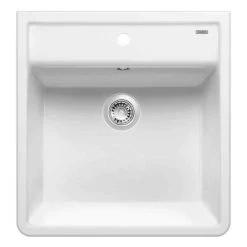 Blanco PANOR 60 1 Bowl Inset Ceramic Kitchen Sink - Chrystal White - 514486 -Kitchen Sale Shop blanco panor 514486