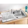 Blanco TIPO 45 S Compact 1 Bowl Inset Stainless Steel Reversible Kitchen Sink - 454076 1 Blanco TIPO 45 S Compact 1 Bowl Inset Stainless Steel Reversible Kitchen Sink - 454076 -Kitchen Sale Shop blanco tipo 454076 1