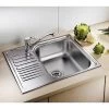 Blanco TIPO 45 S Mini 1 Bowl Inset Stainless Steel Reversible Kitchen Sink - 456467 -Kitchen Sale Shop blanco tipo 456467 1