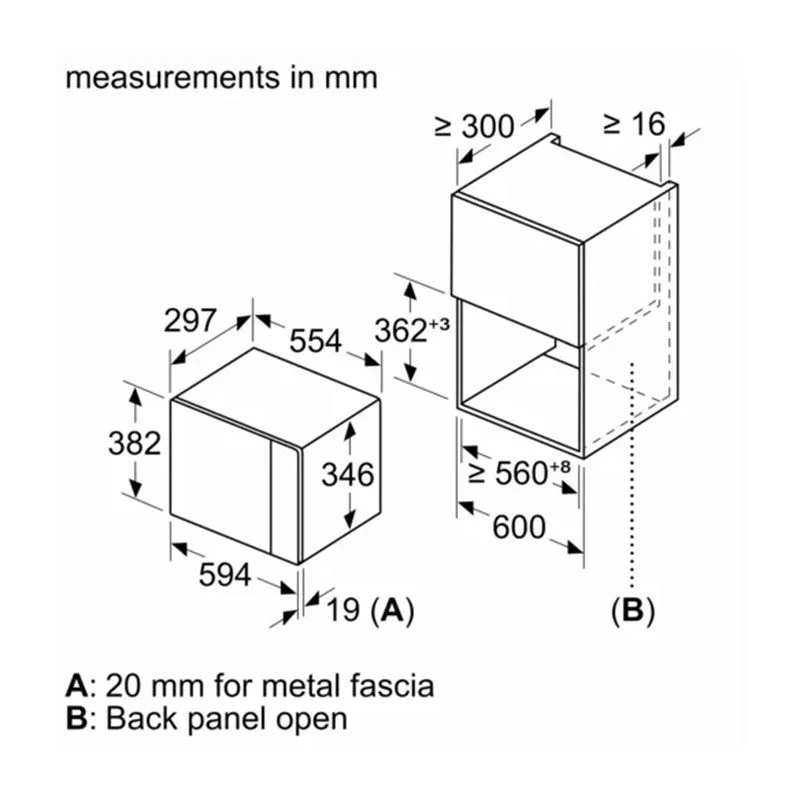Bosch Series 4 BEL523MS0B Built-In Microwave Oven - Stainless Steel 9 Bosch Series 4 BEL523MS0B Built-In Microwave Oven - Stainless Steel - Image 7