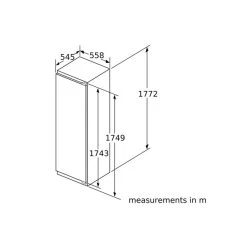 Bosch Series 6 GIN81AEF0G Built-In Frost Free Tall Freezer - White -Kitchen Sale Shop bosch gin81aef0g 4 1
