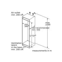 Bosch Series 6 GIN81AEF0G Built-In Frost Free Tall Freezer - White -Kitchen Sale Shop bosch gin81aef0g 5
