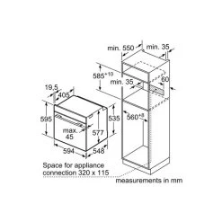 Bosch Series 8 HBG634BS1B Built-In Single Oven - Brushed Steel -Kitchen Sale Shop bosch hbg634bs1b 7