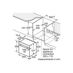 Bosch Series 8 HBG634BS1B Built-In Single Oven - Brushed Steel -Kitchen Sale Shop bosch hbg634bs1b 9