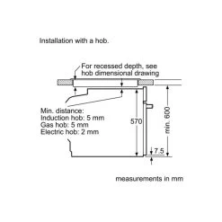 Bosch HBS534BB0B Series 4 Built-In Single Electric Oven - Black -Kitchen Sale Shop bosch hbs534bb0b 7