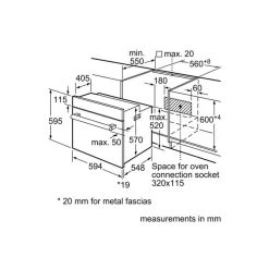 Bosch Series 2 Built-In Single Electric Oven - Brushed Steel - HHF113BR0B -Kitchen Sale Shop bosch hhf113br0b 5