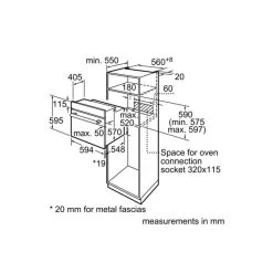 Bosch Series 2 Built-In Single Electric Oven - Brushed Steel - HHF113BR0B -Kitchen Sale Shop bosch hhf113br0b 6