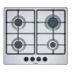 Bosch Series 4 PGP6B5B60 60cm Gas Hob - Stainless Steel