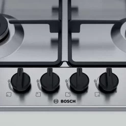 Bosch Series 4 PGP6B5B60 60cm Gas Hob - Stainless Steel -Kitchen Sale Shop bosch hob pgp6b5b60 controls