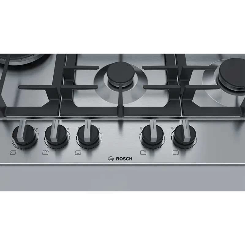 Bosch Series 6 PCS7A5B90 75cm Gas Hob - Stainless Steel 4 Bosch Series 6 PCS7A5B90 75cm Gas Hob - Stainless Steel - Image 2