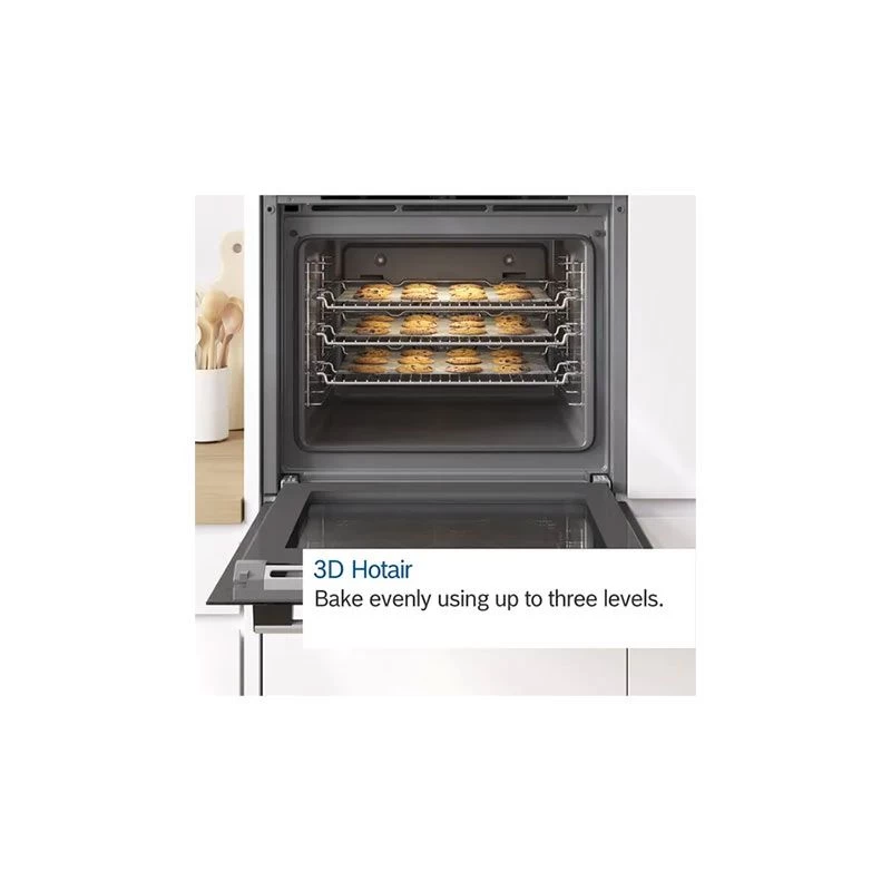 Bosch Series 4 HBS534BS0B Built-In Single Electric Oven - St/Steel 7 Bosch Series 4 HBS534BS0B Built-In Single Electric Oven - St/Steel - Image 5