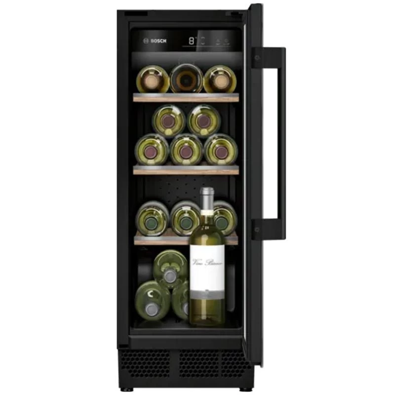 Bosch Series 6 KUW20VHF0G Built-Under 80x30cm Wine Cooler - Black 3 Bosch Series 6 KUW20VHF0G Built-Under 80x30cm Wine Cooler - Black