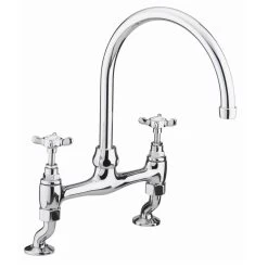 Bristan 1901 Bridge Sink Mixer, Chrome - N DSM C