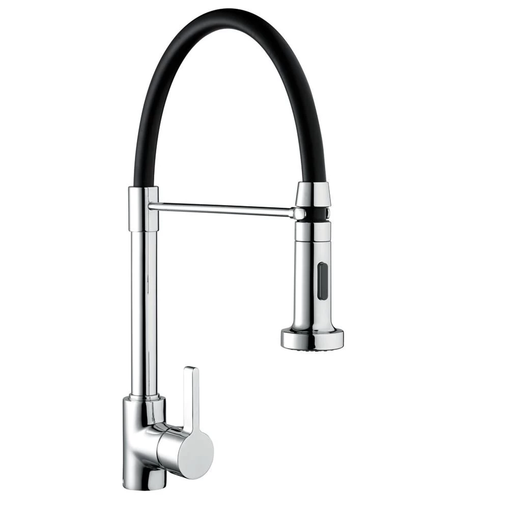 Bristan Liquorice Professional Kitchen Mixer With Pull Down Spray, Chrome - LQR PROSNK C 3 Bristan Liquorice Professional Kitchen Mixer With Pull Down Spray, Chrome - LQR PROSNK C