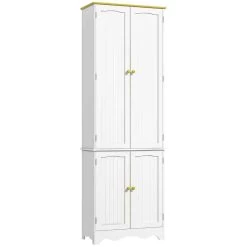 HOMCOM 4-Door Freestanding Kitchen Storage Unit - White - 835-663BN 15 HOMCOM 4-Door Freestanding Kitchen Storage Unit - White - 835-663BN -Kitchen Sale Shop c1z66a18a3b718f00.jpg