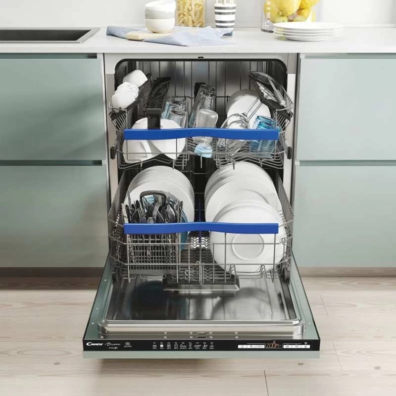 Candy Brava CDIN 2D620PB-80E Fully-Integrated 16 Place Dishwasher - White 4 Candy Brava CDIN 2D620PB-80E Fully-Integrated 16 Place Dishwasher - White - Image 2