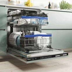 Candy Brava CDIN 2D620PB-80E Fully-Integrated 16 Place Dishwasher - White 9 Candy Brava CDIN 2D620PB-80E Fully-Integrated 16 Place Dishwasher - White -Kitchen Sale Shop c a candy cdin 2d620pb 80e fi 16 place dishwasher lifestyle3