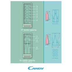 Candy DiVino CCVB 30 UK/1 30cm Wine Cooler - Stainless Steel -Kitchen Sale Shop c a candy divino ccvb 30 uk 1 30cm wine cooler dimensions