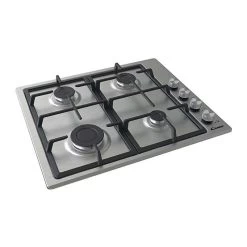 Candy Moderna CHG6LPX 60cm Gas Hob - Stainless Steel -Kitchen Sale Shop c a candy moderna chg6lpx 60cm gas hob clean2