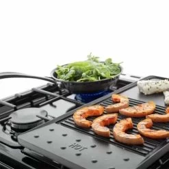 Rangemaster Classic 60 Gas Cooker - Cream & Chrome - CLA60NGFCR/C -Kitchen Sale Shop c l cla60ngfcrc 4