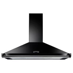 Rangemaster Classic 90cm Hood Black Chrome Rail - CLAHDC90BC/