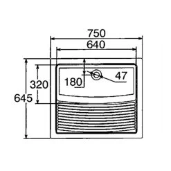 Thomas Denby Large Ceramic Laundry Sink - White - CLL -Kitchen Sale Shop c l cll 4