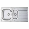 Prima 1.5 Bowl Inset Stainless Steel Kitchen Sink - CPR026 2 Prima 1.5 Bowl Inset Stainless Steel Kitchen Sink - CPR026 -Kitchen Sale Shop c p cpr026