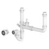 Prima Two Bowl Plumbing Kit - CPR108 1 Prima Two Bowl Plumbing Kit - CPR108 -Kitchen Sale Shop c p cpr108