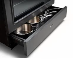 Rangemaster Classic FX 90 Dual Fuel Range Cooker - Black & Chrome - CLAS90FXDFFBL/C -Kitchen Sale Shop clas90fxdffmgb 5 1