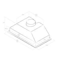 Elica Era Standard 80cm Integrated Cooker Hood - Stainless Steel - PRF0189349 -Kitchen Sale Shop e l elica era std 80 2