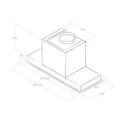 Elica Sleek 2.0 60cm Integrated Cooker Hood - White - PRF0097676A -Kitchen Sale Shop e l elica sleek2 0 wh 60 2