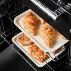 Rangemaster Encore Deluxe 90cm Dual Fuel Range Cooker - Charcoal Black/Chrome - EDL90DFFCB/C -Kitchen Sale Shop e n encore deluxe 90 df 6