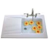 Villeroy & Boch Provence 1 Bowl Reversible Ceramic Kitchen Sink & Drainer - White - EV6738 -Kitchen Sale Shop e v ev6738