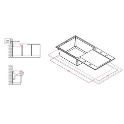 Reginox EASY 480 Elleci Single Bowl Granite Kitchen Sink - White - EASY 480 W -Kitchen Sale Shop easy 480 1 2