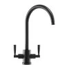 Franke Olympus Dual Lever Kitchen Mixer Tap - Matt Black - 115.0659.327 -Kitchen Sale Shop f r franke 115.0659.327