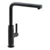 Franke Tessuto Single Lever L-Spout Tap - Matt Black - 115.0691.516 -Kitchen Sale Shop f r franke tessuto 1150691516