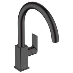 Hansgrohe Vernis Shape M35 Single Lever Kitchen Mixer Tap 210 With Swivel Spout - Matt Black - 71871670