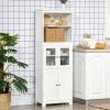 HOMCOM Freestanding Kitchen Storage Cupboard - White - 835-513