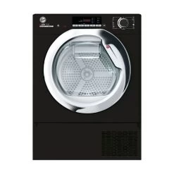 Hoover H500 BATDH7A1TCEB-80 B/I 7kg Dryer - Black W/Chrome Door