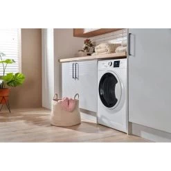 Hotpoint NDB8635WUK FS 1400 Washer Dryer - White -Kitchen Sale Shop h o hotpoint washer dryer lifestyle2