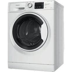 Hotpoint NDB8635WUK FS 1400 Washer Dryer - White -Kitchen Sale Shop h o hotpoint washer dryer side