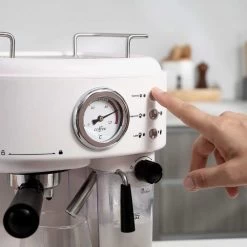 HOMCOM Auto Coffee Machine For Espressos Lattes And Cappuccinos - White - 800-078 16 HOMCOM Auto Coffee Machine For Espressos Lattes And Cappuccinos - White - 800-078 -Kitchen Sale Shop homcom 800078 dial
