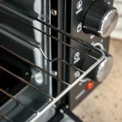 HOMCOM 1400W 21 Litre Mini Countertop Oven & Grill - Black - 800-085V70 -Kitchen Sale Shop homcom 800085v70 racks