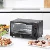 HOMCOM 750W 9 Litre Mini Countertop Oven & Grill - Black - 800-088 -Kitchen Sale Shop homcom 800088 lifestyle