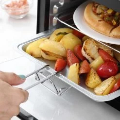 HOMCOM 750W 9 Litre Mini Countertop Oven & Grill - Black - 800-088 -Kitchen Sale Shop homcom 800088 lifestyle1