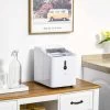 HOMCOM 12kg Portable Countertop Ice Maker Machine - White - 800-101 -Kitchen Sale Shop homcom 800101 lifestyle