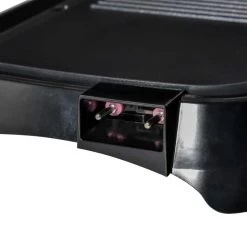 HOMCOM 1600W Non-Stick Teppanyaki Table Top Grill - Black - 800-109V70 -Kitchen Sale Shop homcom 800109v70 close up view