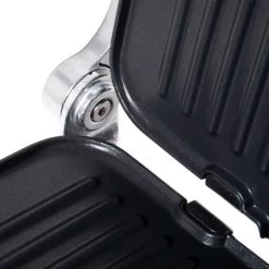 HOMCOM 2100W Health Grill & Pannini Maker - Black - 800-110V70 -Kitchen Sale Shop homcom 800110v70 close up view